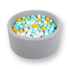 Сухой бассейн Hotenok Цветомузыка шар.:200шт серый (SBH028)