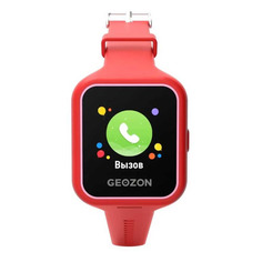 Смарт-часы GEOZON G-Kids Life, 44мм, 1.3", красный / красный [g-w12red]
