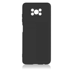 Чехол (клип-кейс) DF poOriginal-02, для Xiaomi Poco X3/X3 Pro, черный [df pooriginal-02 (black)]