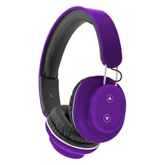 Гарнитура Interstep SBH-350 Touch, Bluetooth, накладные, фиолетовый/черный [64387]