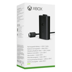 Зарядное устройство MICROSOFT Play and Charge, для Xbox Series X/One, черный [sxw-00002]