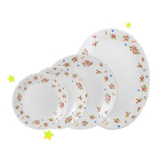 Сервиз столовый LUMINARC Arcopal Candice, 19 предметов, белый [l8026]