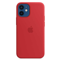 Чехол (клип-кейс) Apple Silicone Case with MagSafe, для Apple iPhone 12 mini, красный [mhkw3ze/a]