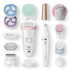 Эпилятор Braun SES 9-995BS+ЭлЭпил белый