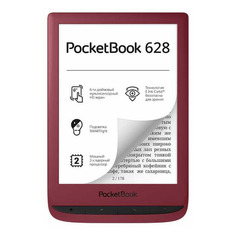 Электронная книга PocketBook 628, 6", красный