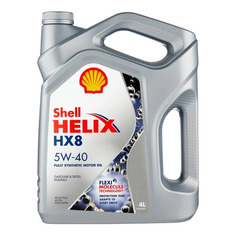 Моторное масло SHELL Helix HX 8 Synthetic 5W-40 4л. синтетическое [550051529]