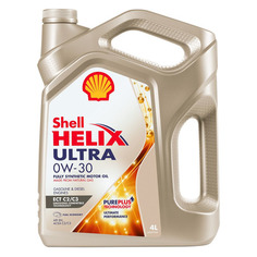 Моторное масло SHELL Helix Ultra ECT 0W-30 4л. синтетическое [550046375]