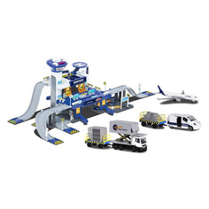 Игровой набор MAJORETTE Creatix Аэропорт Lufthansa 3 уровня, набор техники аэропорта [2050018]