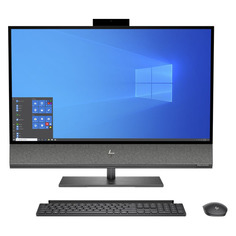 Моноблок HP Envy 32-a0000ur, 31.5", Intel Core i5 9400, 16ГБ, 1ТБ, 256ГБ SSD, NVIDIA GeForce GTX 1650 - 4096 Мб, Windows 10, темно-серый [9mn80ea]