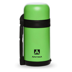 Термосы и термокружки Термос АРКТИКА 202-1000, 1л, зеленый/ черный