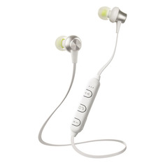 Гарнитура INTERSTEP SBH-230, Bluetooth, вкладыши, белый [64375]