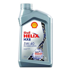 Моторное масло SHELL Helix HX 8 Synthetic 5W-40 1л. синтетическое [550051580]