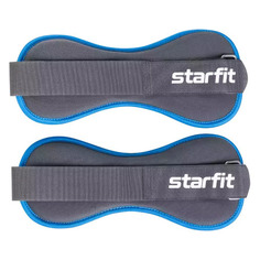 Перчатки утяж. Starfit WT-501 2кг x2ут. черный/синий (УТ-00016672)