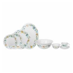 Сервиз столовый LUMINARC Arcopal Cybele, 38 предметов, белый [l8027]