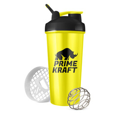 Шейкер Prime Kraft С03 (ЯБ031798) 0.6л желтый/черный пластик