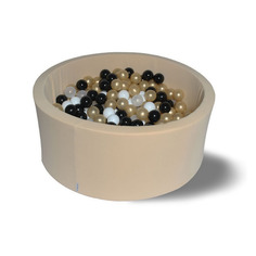 Сухой бассейн HOTENOK Шик, шариков 200шт, бежевый [sbh065]