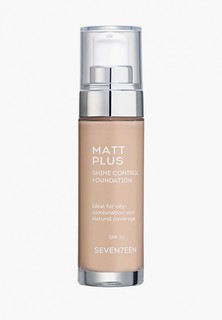 Тональный крем Seventeen Seventeen. MATT PLUS SHINE CONTROL FOUNDATION матирующий, натуральный, 30 мл