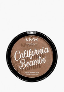 Пудра Nyx Professional Makeup California Beamin Face & Body Bronzer Бронзирующая, оттенок 02, The Golden One, 14 г