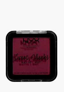 Румяна Nyx Professional Makeup Sweet Cheeks Creamy Powder Blush Matte, оттенок 03, Red Riot, 5 г