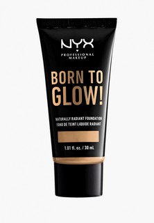 Тональное средство Nyx Professional Makeup Born To Glow Naturally Radiant Foundation, оттенок 08, True Beige, 30 мл