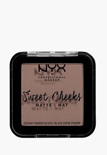 Румяна Nyx Professional Makeup Sweet Cheeks Creamy Powder Blush Matte, оттенок 09, So Taupe, 5 г