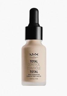 Тональное средство Nyx Professional Makeup Total Control Drop Foundation, оттенок 03, Porcelian, 13 мл