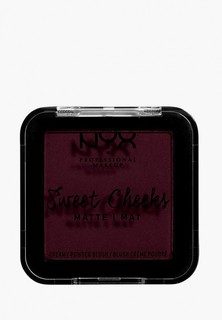 Румяна Nyx Professional Makeup Sweet Cheeks Creamy Powder Blush Matte, оттенок 06, Boom & Bloom, 5 г