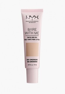 Тональное средство Nyx Professional Makeup Bare With Me Tinted Skin Veil, оттенок 04, True Beige Buff, 27 мл