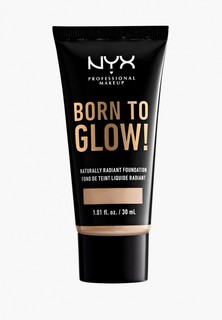 Тональное средство Nyx Professional Makeup Born To Glow Naturally Radiant Foundation, оттенок 02, Alabaster, 30 мл
