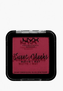 Румяна Nyx Professional Makeup Sweet Cheeks Creamy Powder Blush Matte, оттенок 07, Risky Business, 5 г