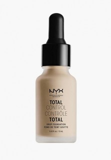 Тональное средство Nyx Professional Makeup Total Control Drop Foundation, оттенок 01, Vanilla, 13 мл