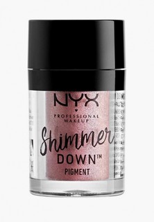 Хайлайтер Nyx Professional Makeup Shimmer Down Pigment, Рассыпчатые пигменты, оттенок 01, Mauve Pink, 1.5 г
