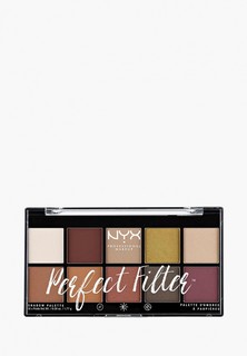 Палетка для глаз Nyx Professional Makeup Perfect Filter Shadow Palette, оттенок 02, Rustic antique, 17 г