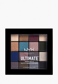 Палетка для глаз Nyx Professional Makeup Ultimate Shadow Palette, оттенок 10, Ash, 13 г