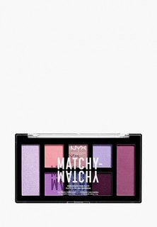 Палетка для глаз Nyx Professional Makeup Matchy-Matchy Monochromatic Color Palette, оттенок 04, Lilac, 10 г