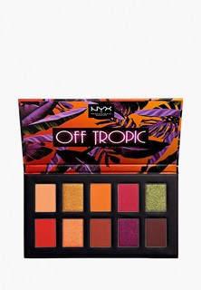 Палетка для глаз Nyx Professional Makeup Off Tropic, оттенок 02, Shifting Sand, 10 г