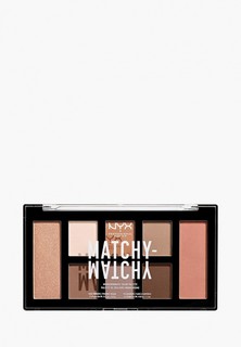 Палетка для глаз Nyx Professional Makeup Matchy-Matchy Monochromatic Color Palette, оттенок 01, Taupe