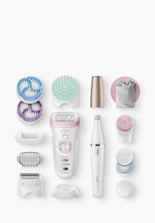 Набор Braun эпилятор и массажные насадки Silk-epil 9 Beauty Set SES 9-995