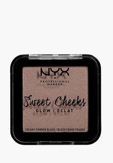 Румяна Nyx Professional Makeup Sweet Cheeks Creamy Powder Blush Glowy Сияющие, оттенок 09 So Taupe, 5 г