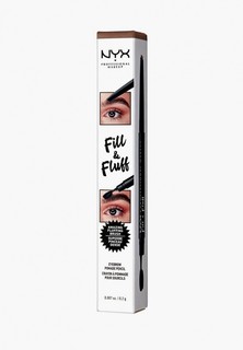 Карандаш для бровей Nyx Professional Makeup Fill & Fluff Eyebrow Pomade Pencil, оттенок 01 Auburn, 0,2 г