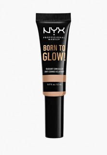 Консилер Nyx Professional Makeup Born To Glow Radiant Concealer с эффектом сияния, оттенок 07, Natural, 5,3 мл