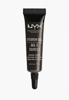 Гель для бровей Nyx Professional Makeup Eyebrow Gel, оттенок 05 Black, 10 мл