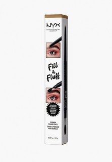 Карандаш для бровей Nyx Professional Makeup Fill & Fluff Eyebrow Pomade Pencil, оттенок 01 Blonde, 0,2 г