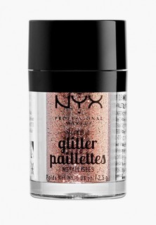 Глиттер Nyx Professional Makeup Metallic Glitter, оттенок 01, Dubai Bronze, 2,5 г