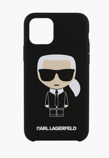 Чехол для iPhone Karl Lagerfeld Liquid silicone Iconic Karl Hard