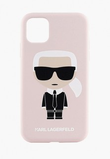 Чехол для iPhone Karl Lagerfeld Liquid silicone Iconic Karl Hard