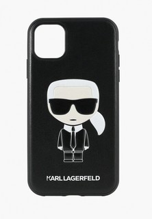Чехол для iPhone Karl Lagerfeld 11 PU Leather Iconik Karl Hard Black