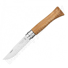 Нож, нержавеющая сталь, рукоять из оливкового дерева в картонной коробке opinel №6 2023