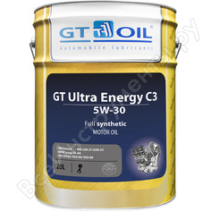 Масло ultra energy c3, sae 5w-30, api sm,sn/cf, 20л gt oil 8809059407943