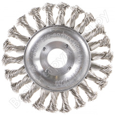 Щетка цилиндрическая со жгутовой нержавеющей проволокой эксперт 567 (125 мм; 22.2 мм) профоснастка 20806007